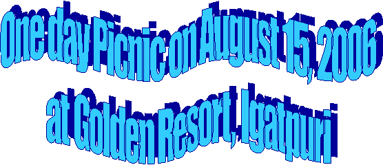 One day Picnic
at Golden Resort, Igatpuri